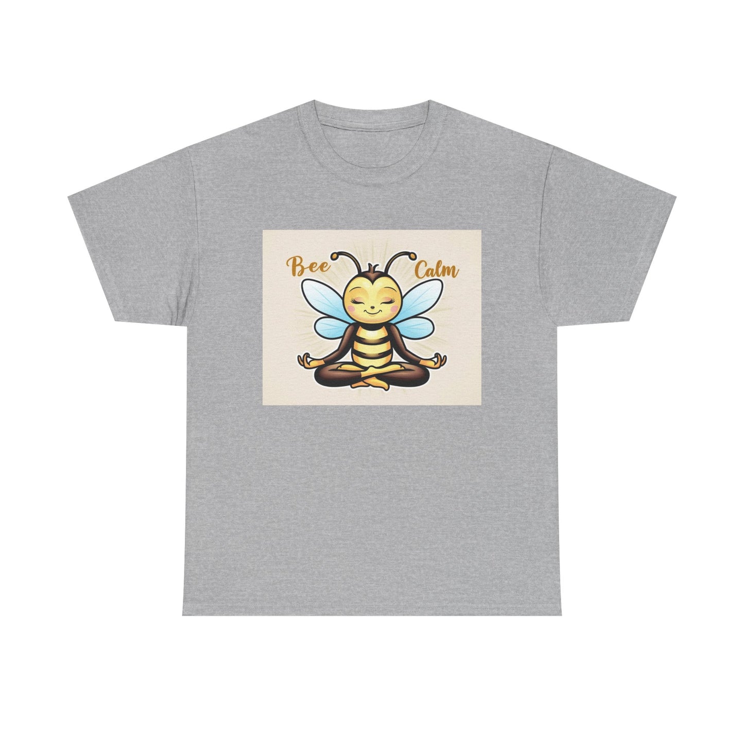 Bee Calm Unisex Heavy Cotton Tee - Positive Vibes T-Shirt