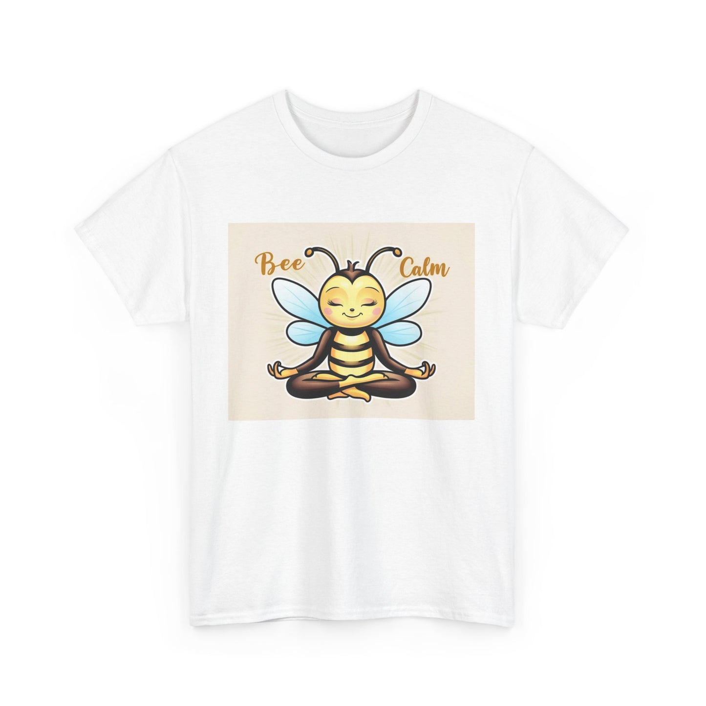 Bee Calm Unisex Heavy Cotton Tee - Positive Vibes T-Shirt