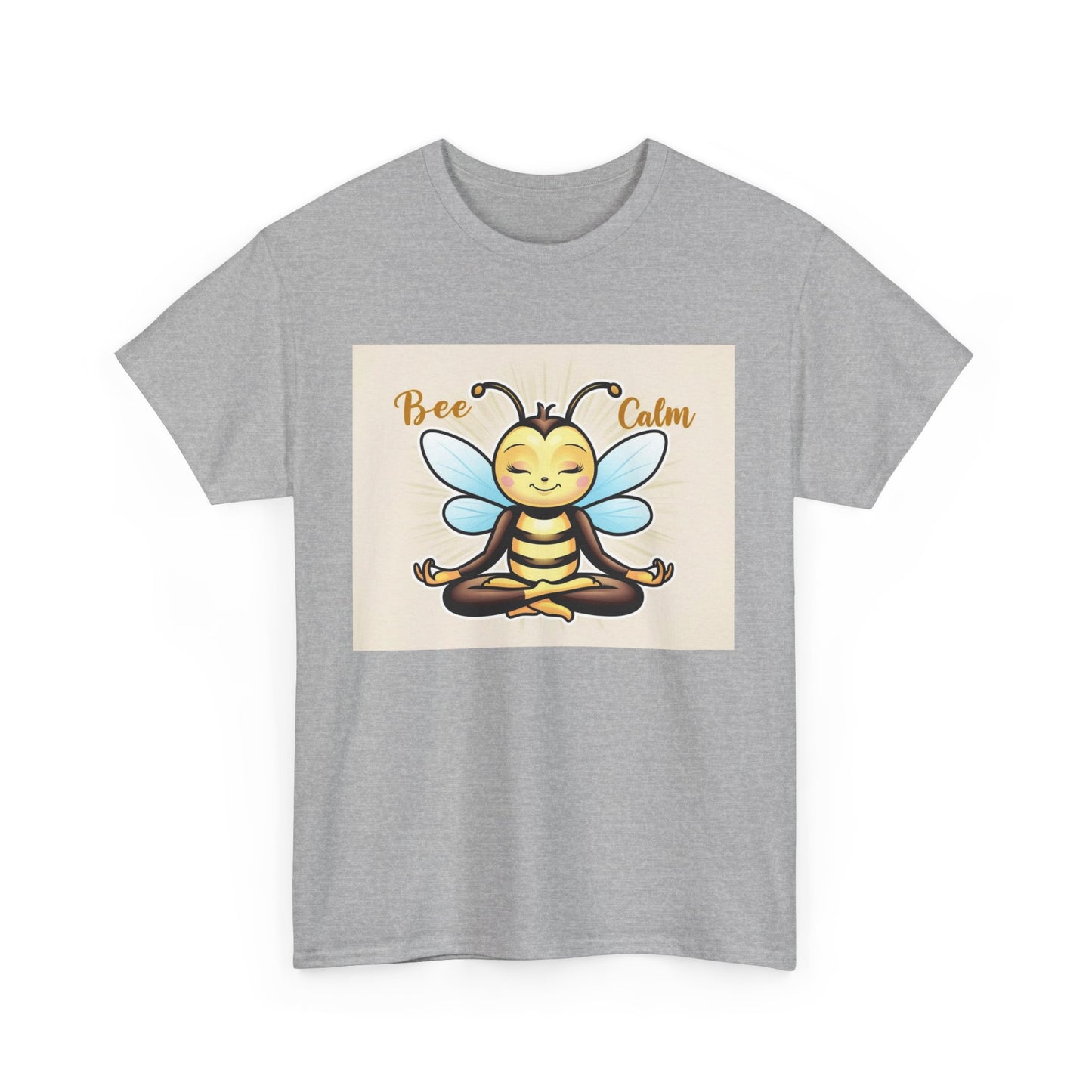 Bee Calm Unisex Heavy Cotton Tee - Positive Vibes T-Shirt