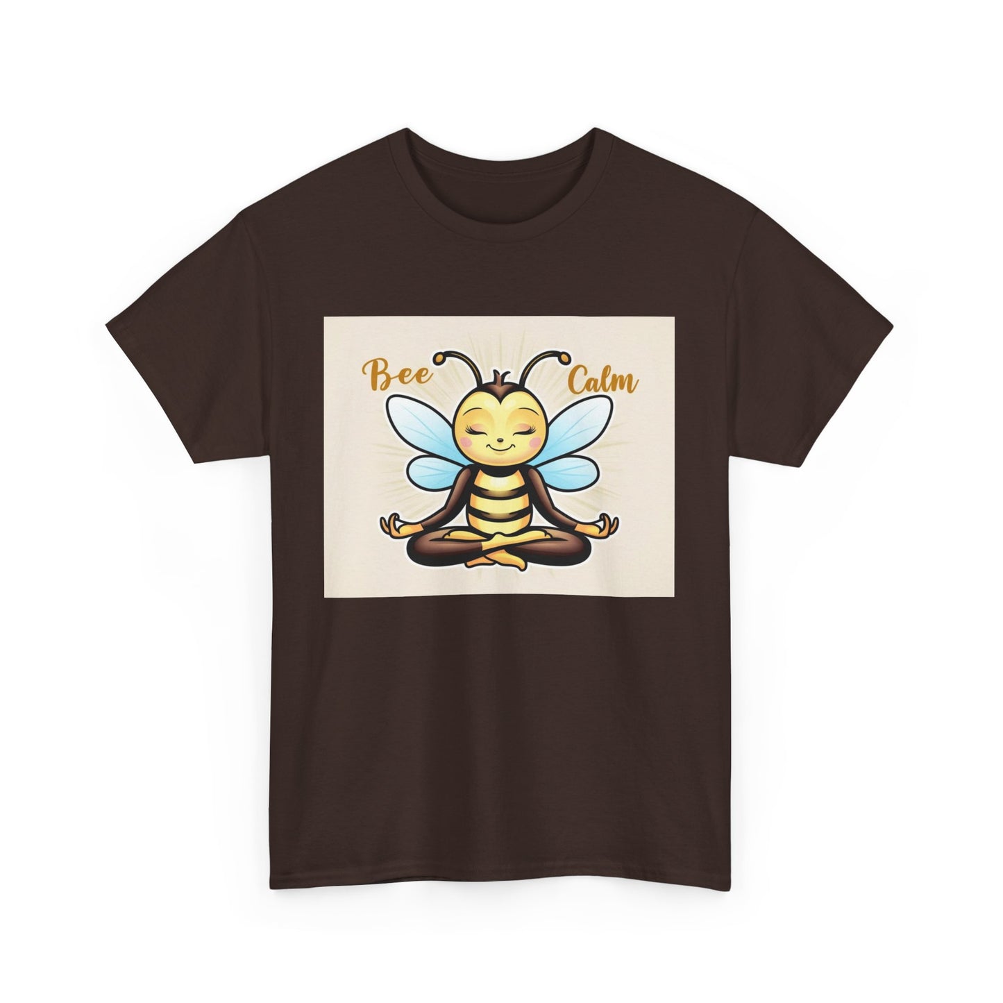 Bee Calm Unisex Heavy Cotton Tee - Positive Vibes T-Shirt