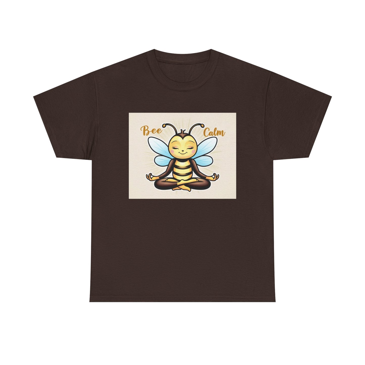 Bee Calm Unisex Heavy Cotton Tee - Positive Vibes T-Shirt