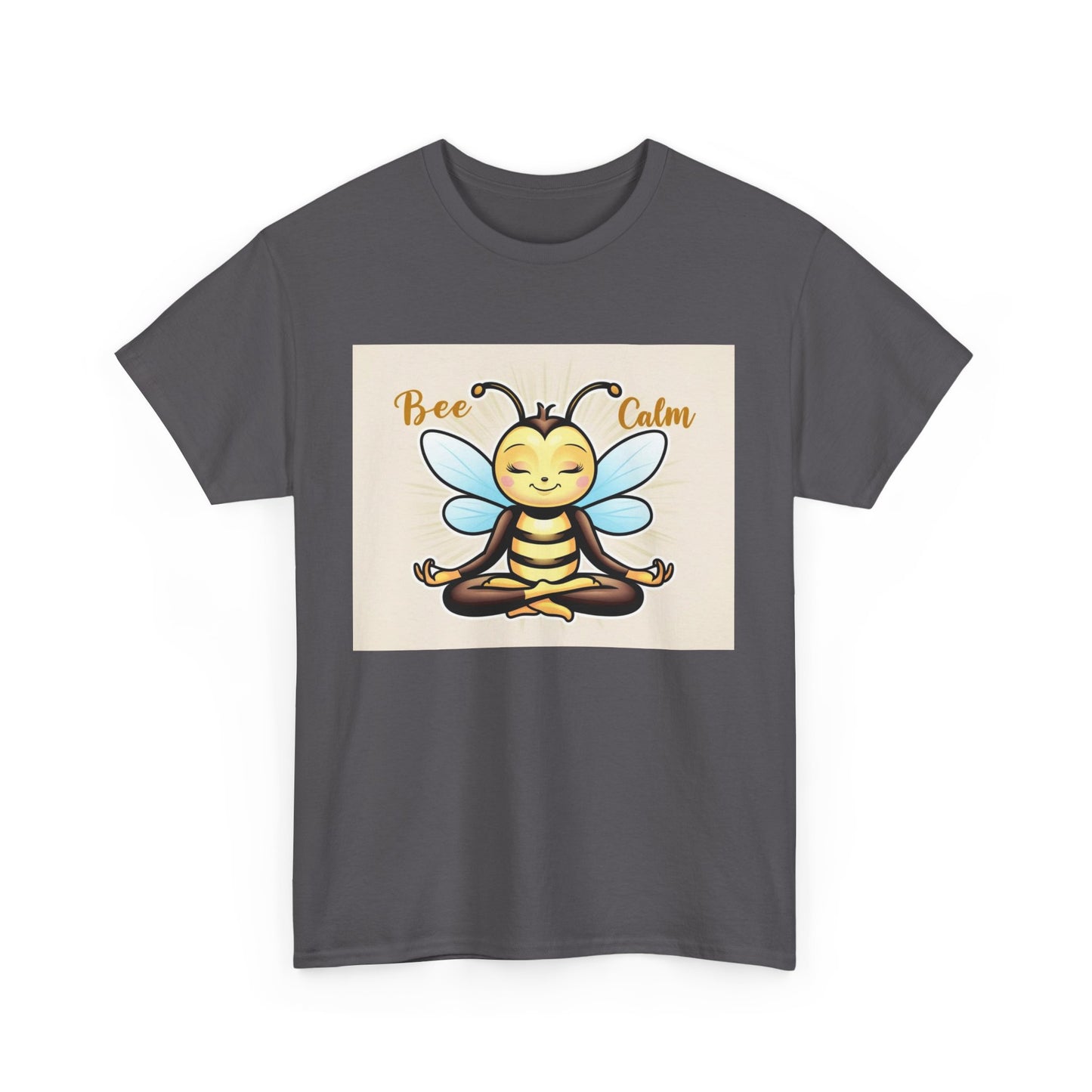 Bee Calm Unisex Heavy Cotton Tee - Positive Vibes T-Shirt