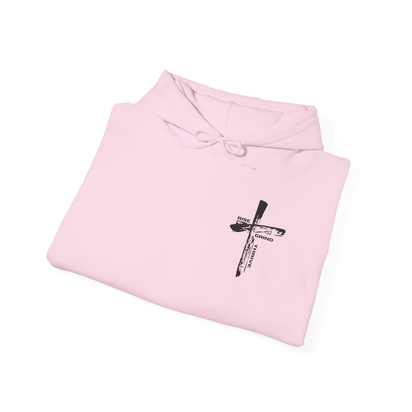 Faith-Inspired Hooded Sweatshirt, Unisex Christian Sweatshirt, Cross Design Hoodie, Inspirational Gift, Everyday Wear