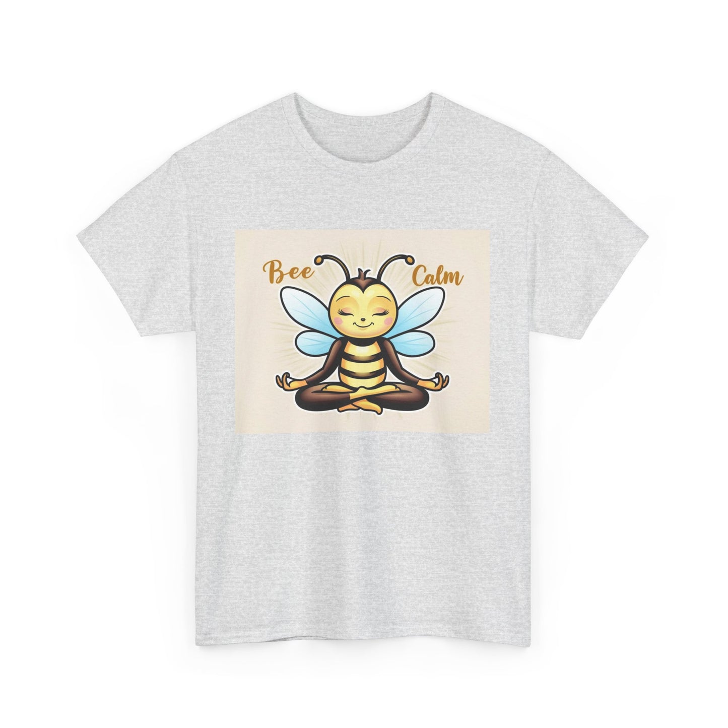 Bee Calm Unisex Heavy Cotton Tee - Positive Vibes T-Shirt