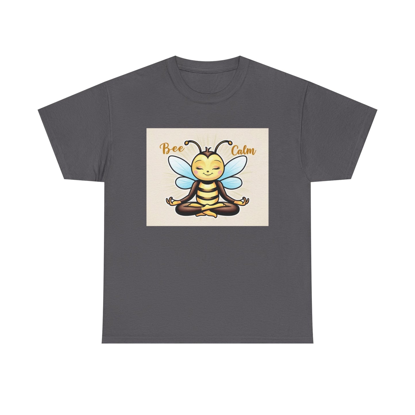 Bee Calm Unisex Heavy Cotton Tee - Positive Vibes T-Shirt