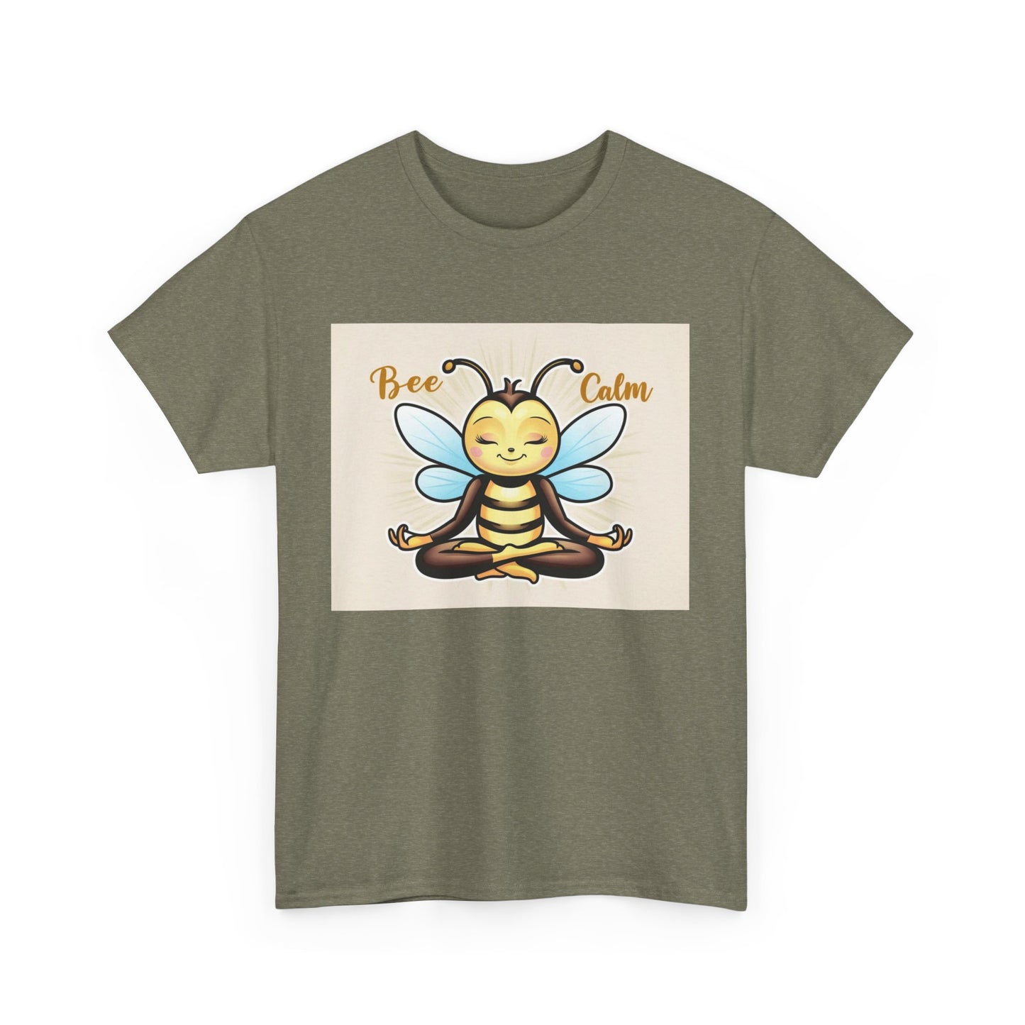 Bee Calm Unisex Heavy Cotton Tee - Positive Vibes T-Shirt