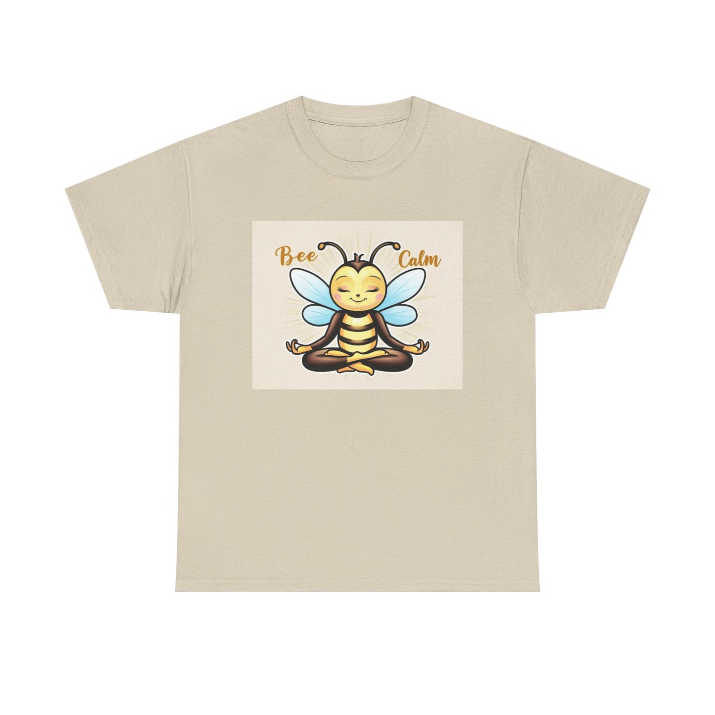 Bee Calm Unisex Heavy Cotton Tee - Positive Vibes T-Shirt