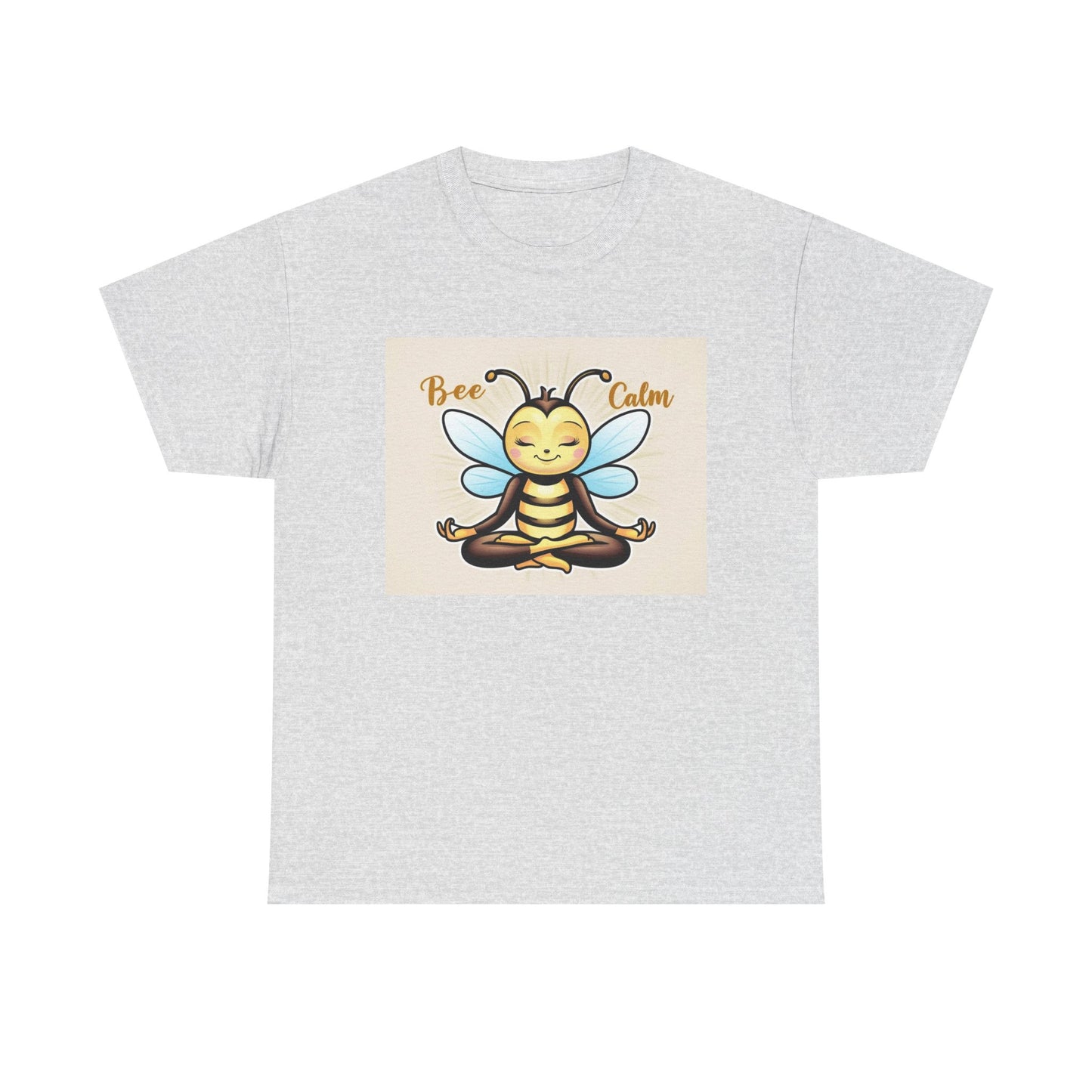 Bee Calm Unisex Heavy Cotton Tee - Positive Vibes T-Shirt