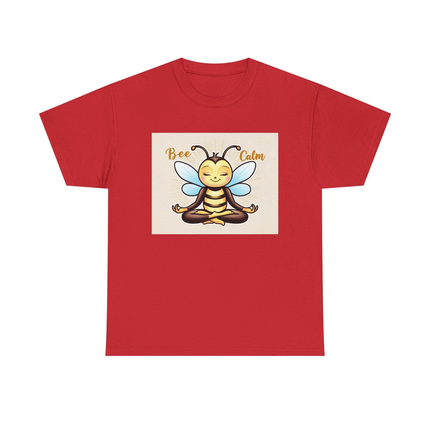 Bee Calm Unisex Heavy Cotton Tee - Positive Vibes T-Shirt