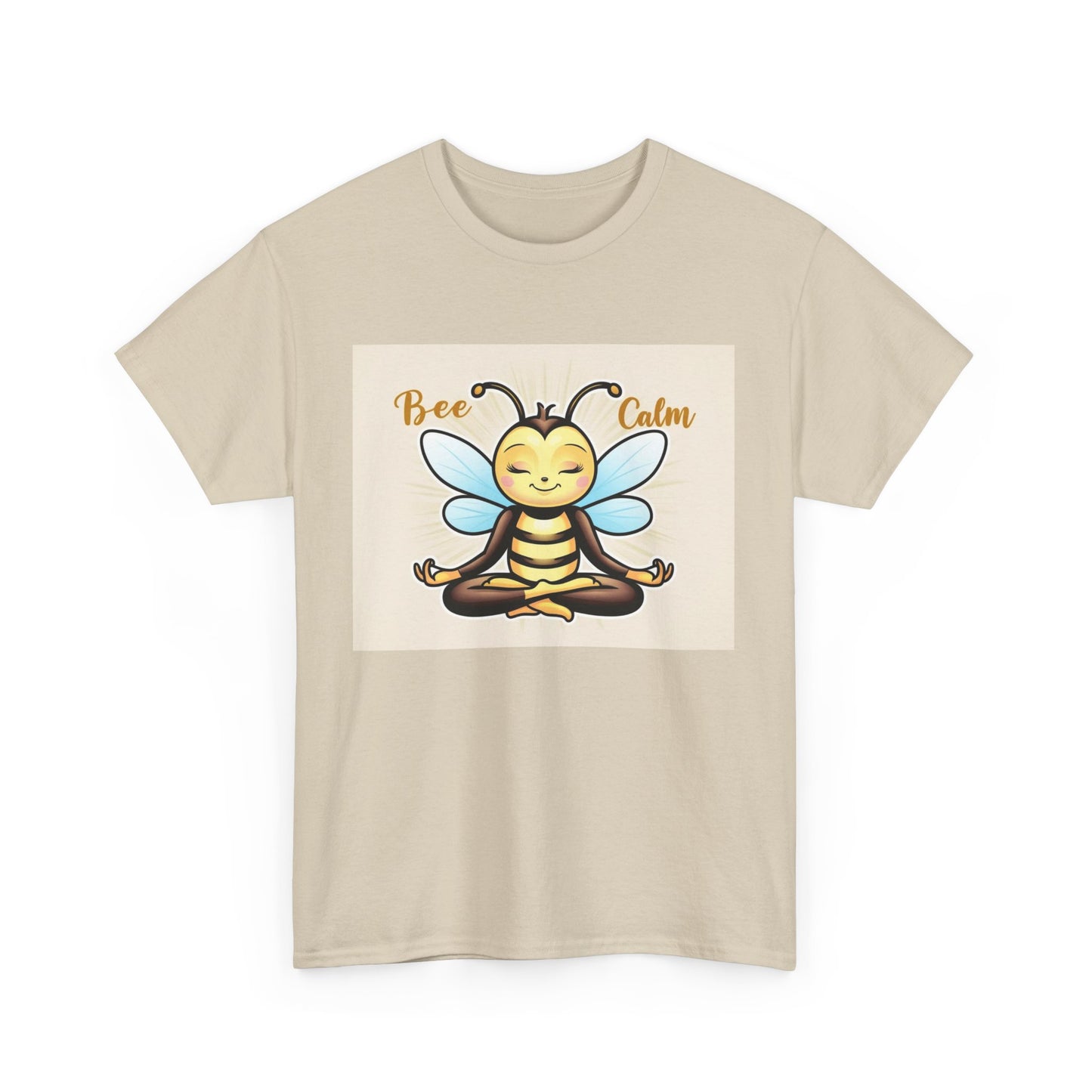 Bee Calm Unisex Heavy Cotton Tee - Positive Vibes T-Shirt
