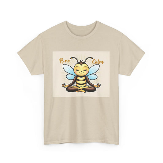 Bee Calm Unisex Heavy Cotton Tee - Positive Vibes T-Shirt