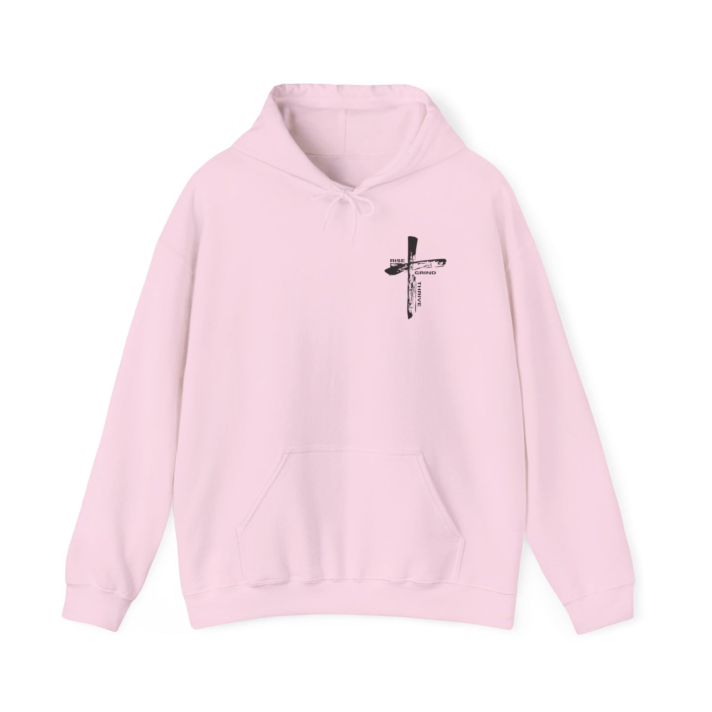 Faith-Inspired Hooded Sweatshirt, Unisex Christian Sweatshirt, Cross Design Hoodie, Inspirational Gift, Everyday Wear