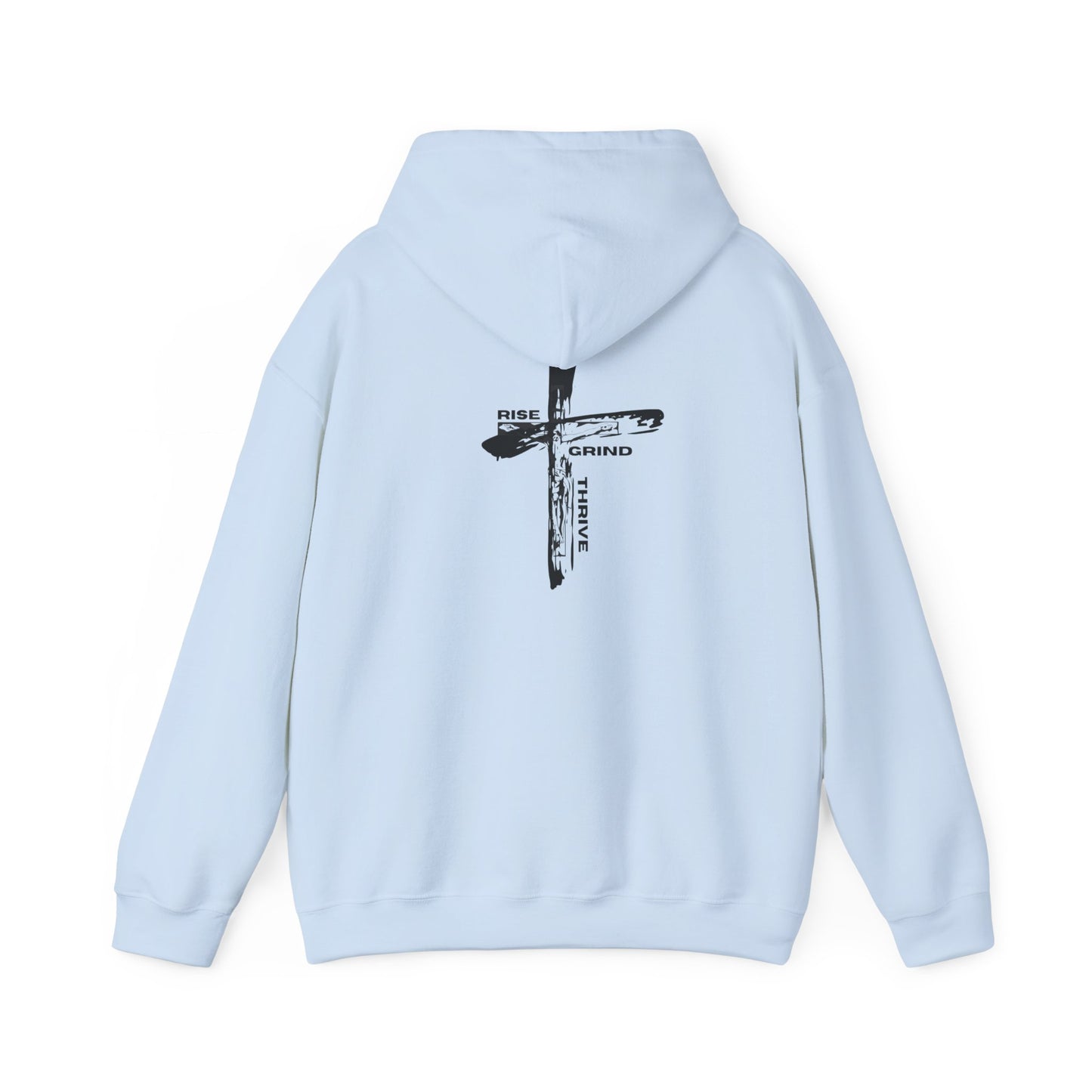 Faith-Inspired Hooded Sweatshirt, Unisex Christian Sweatshirt, Cross Design Hoodie, Inspirational Gift, Everyday Wear