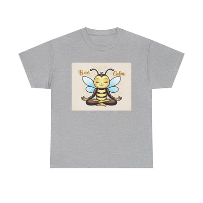 Bee Calm Unisex Heavy Cotton Tee - Positive Vibes T-Shirt