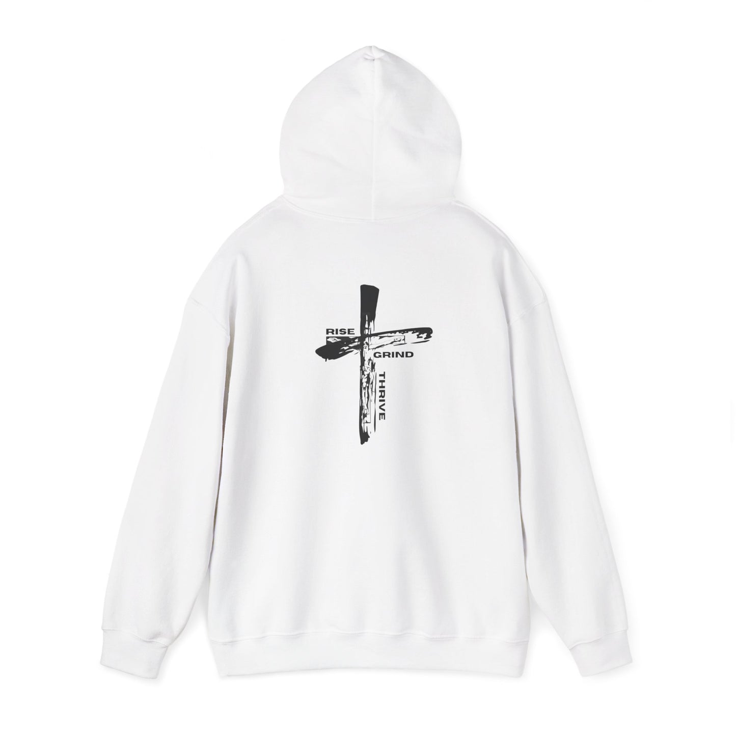 Faith-Inspired Hooded Sweatshirt, Unisex Christian Sweatshirt, Cross Design Hoodie, Inspirational Gift, Everyday Wear
