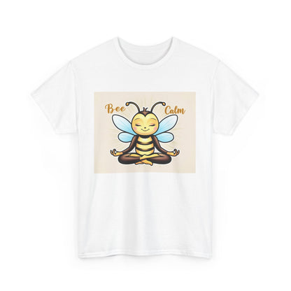 Bee Calm Unisex Heavy Cotton Tee - Positive Vibes T-Shirt