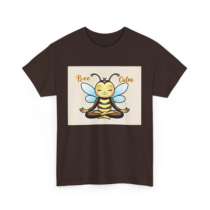 Bee Calm Unisex Heavy Cotton Tee - Positive Vibes T-Shirt