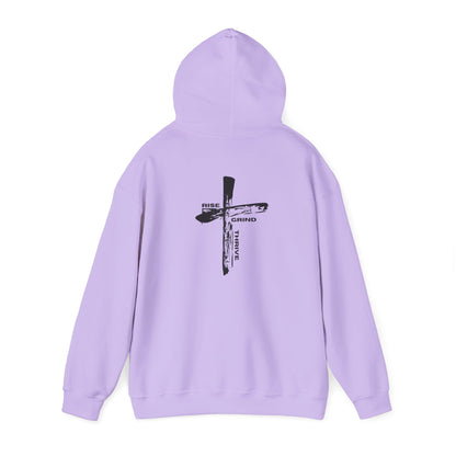 Faith-Inspired Hooded Sweatshirt, Unisex Christian Sweatshirt, Cross Design Hoodie, Inspirational Gift, Everyday Wear
