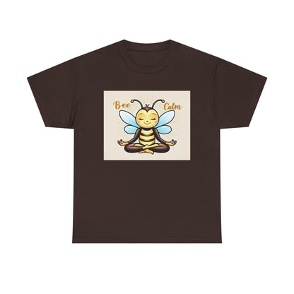 Bee Calm Unisex Heavy Cotton Tee - Positive Vibes T-Shirt