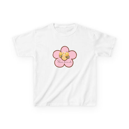 Kids Bee Kind Tee - Cute Floral Design, Kids Clothing, Gift for Children, Summer Tee, Birthday Gift