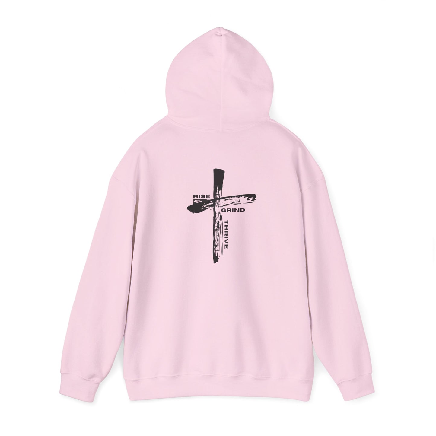 Faith-Inspired Hooded Sweatshirt, Unisex Christian Sweatshirt, Cross Design Hoodie, Inspirational Gift, Everyday Wear