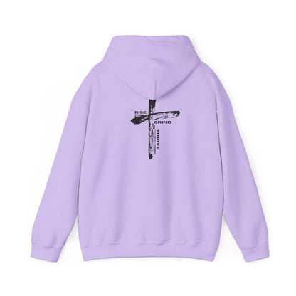 Faith-Inspired Hooded Sweatshirt, Unisex Christian Sweatshirt, Cross Design Hoodie, Inspirational Gift, Everyday Wear