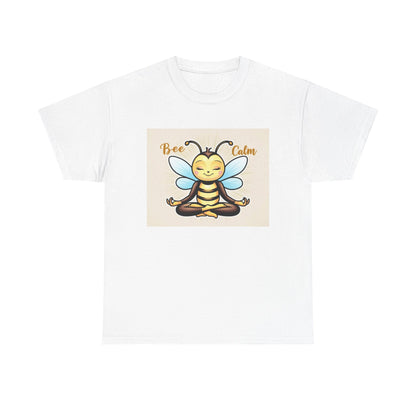 Bee Calm Unisex Heavy Cotton Tee - Positive Vibes T-Shirt