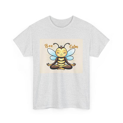 Bee Calm Unisex Heavy Cotton Tee - Positive Vibes T-Shirt