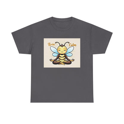 Bee Calm Unisex Heavy Cotton Tee - Positive Vibes T-Shirt