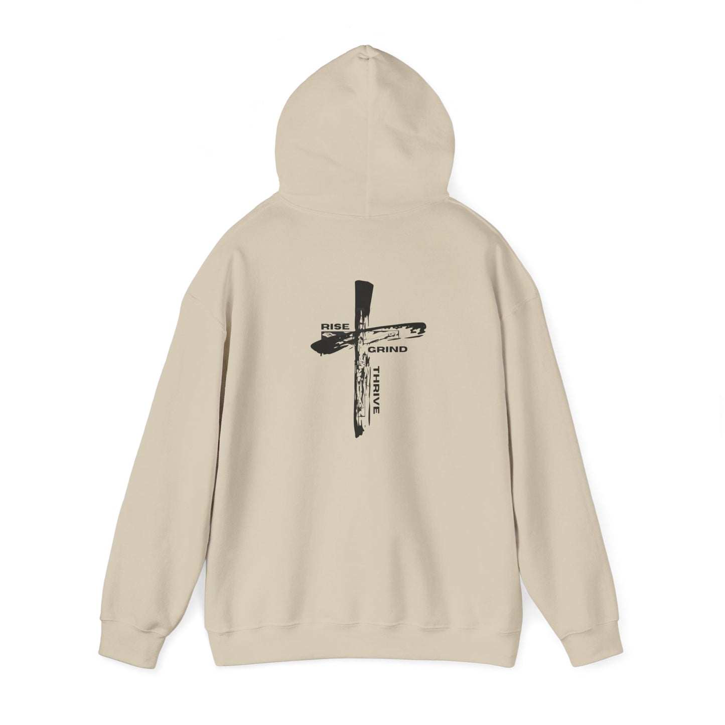 Faith-Inspired Hooded Sweatshirt, Unisex Christian Sweatshirt, Cross Design Hoodie, Inspirational Gift, Everyday Wear