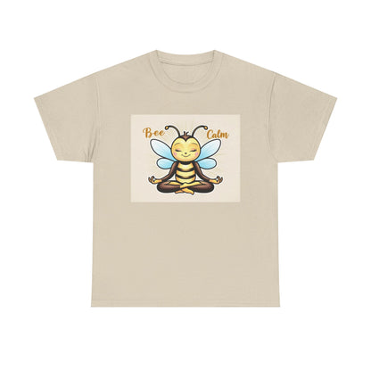 Bee Calm Unisex Heavy Cotton Tee - Positive Vibes T-Shirt