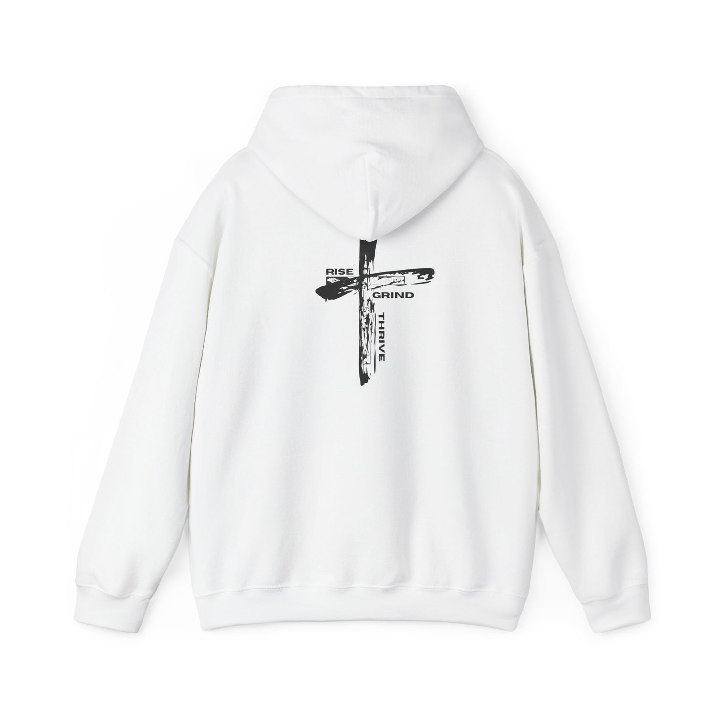 Faith-Inspired Hooded Sweatshirt, Unisex Christian Sweatshirt, Cross Design Hoodie, Inspirational Gift, Everyday Wear