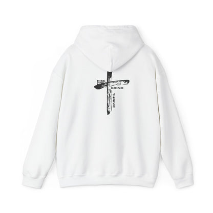 Faith-Inspired Hooded Sweatshirt, Unisex Christian Sweatshirt, Cross Design Hoodie, Inspirational Gift, Everyday Wear