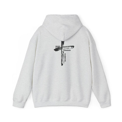 Faith-Inspired Hooded Sweatshirt, Unisex Christian Sweatshirt, Cross Design Hoodie, Inspirational Gift, Everyday Wear