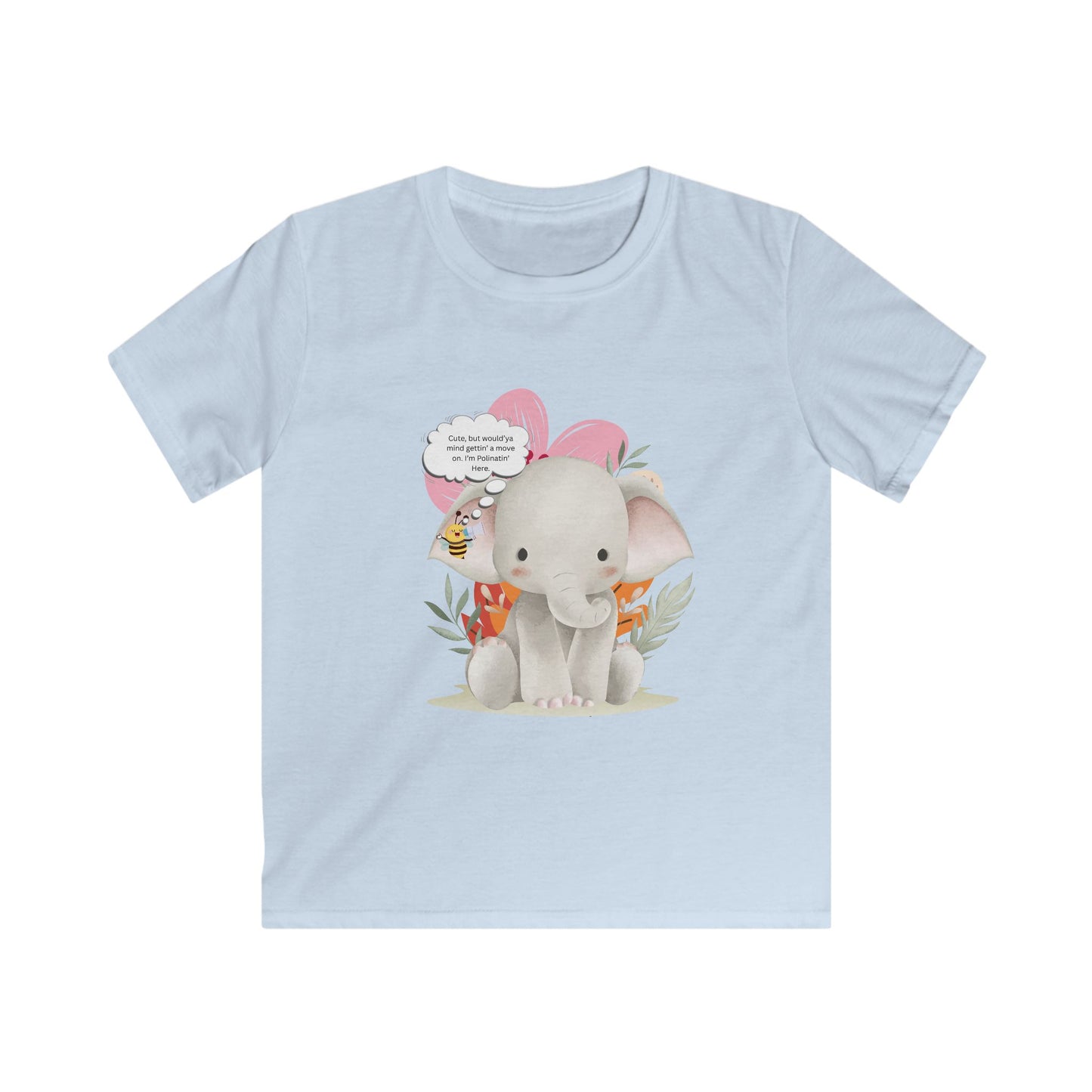 Kids Tee - Cute Elephant Kids Shirt