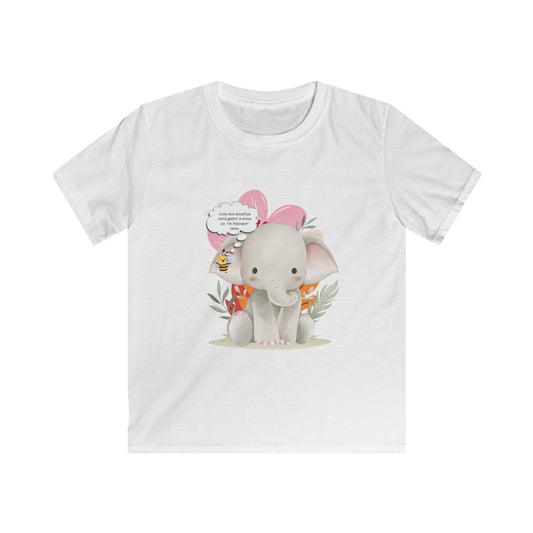 Adorable Elephant Kids Shirt, Cute Toddler Tee, Animal Lover Gift, Birthday Outfit, Playful Children's Apparel