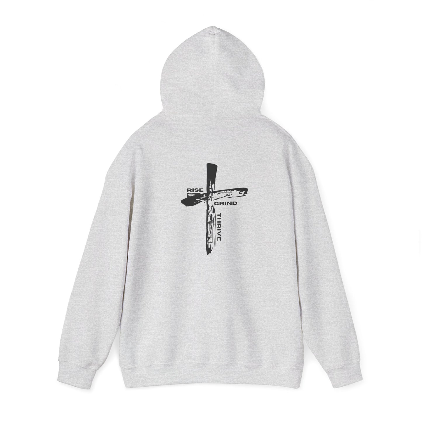 Faith-Inspired Hooded Sweatshirt, Unisex Christian Sweatshirt, Cross Design Hoodie, Inspirational Gift, Everyday Wear