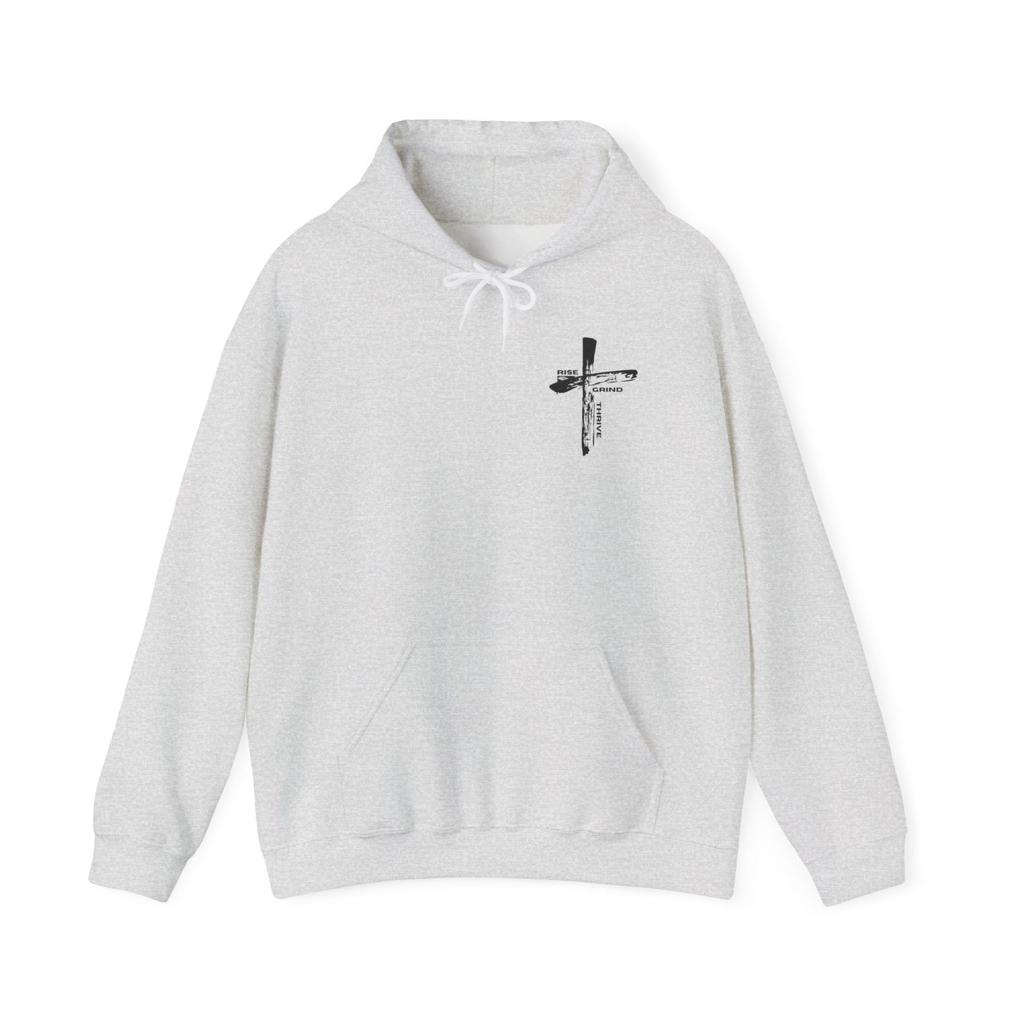 Faith-Inspired Hooded Sweatshirt, Unisex Christian Sweatshirt, Cross Design Hoodie, Inspirational Gift, Everyday Wear