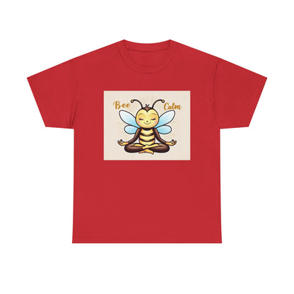 Bee Calm Unisex Heavy Cotton Tee - Positive Vibes T-Shirt