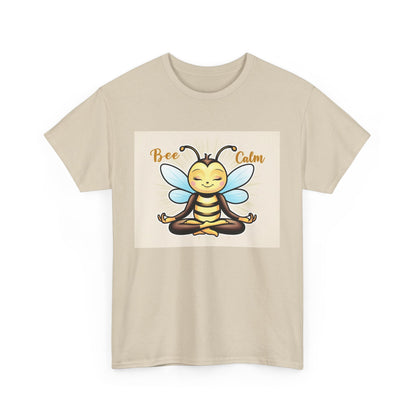 Bee Calm Unisex Heavy Cotton Tee - Positive Vibes T-Shirt