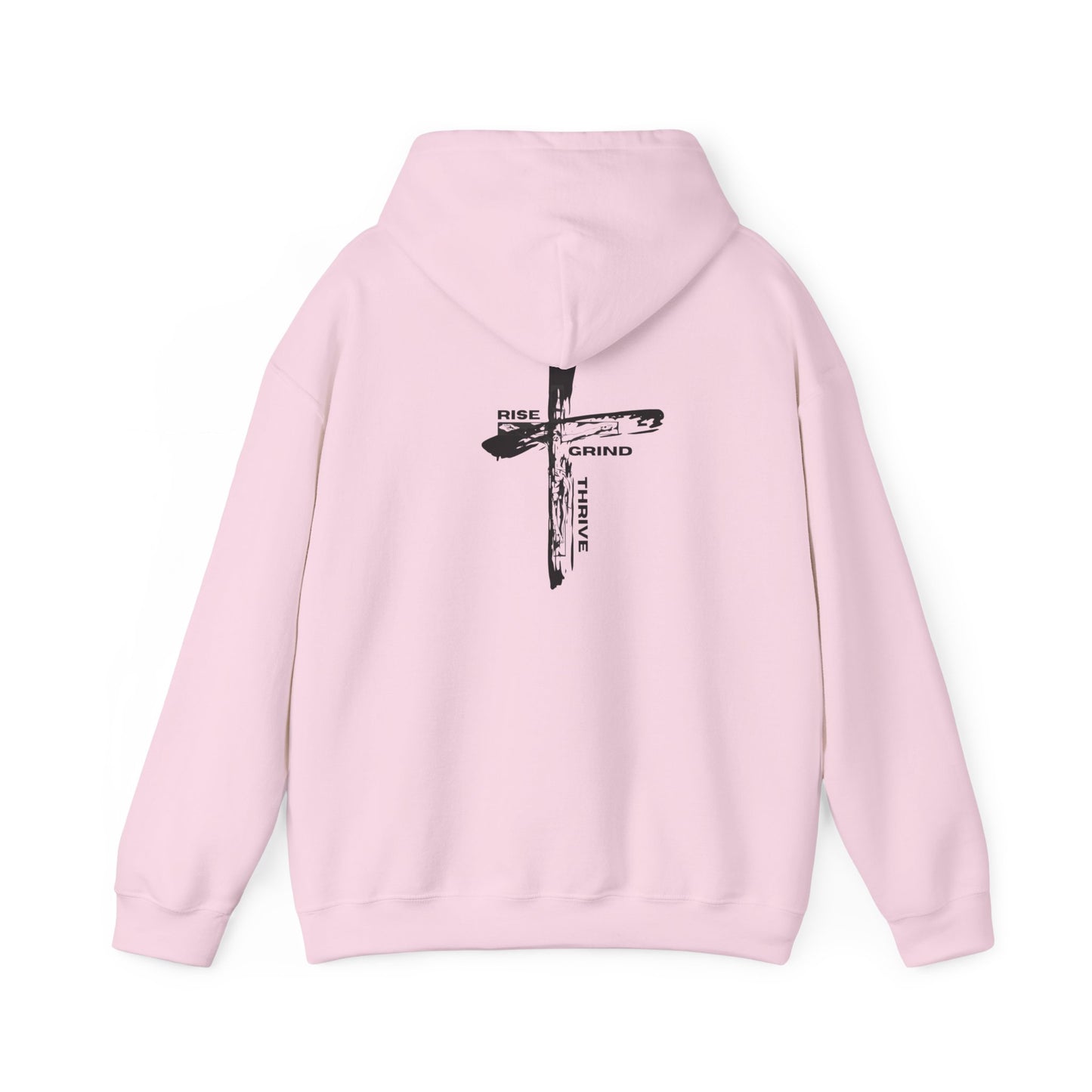 Faith-Inspired Hooded Sweatshirt, Unisex Christian Sweatshirt, Cross Design Hoodie, Inspirational Gift, Everyday Wear