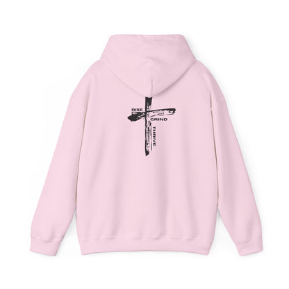 Faith-Inspired Hooded Sweatshirt, Unisex Christian Sweatshirt, Cross Design Hoodie, Inspirational Gift, Everyday Wear